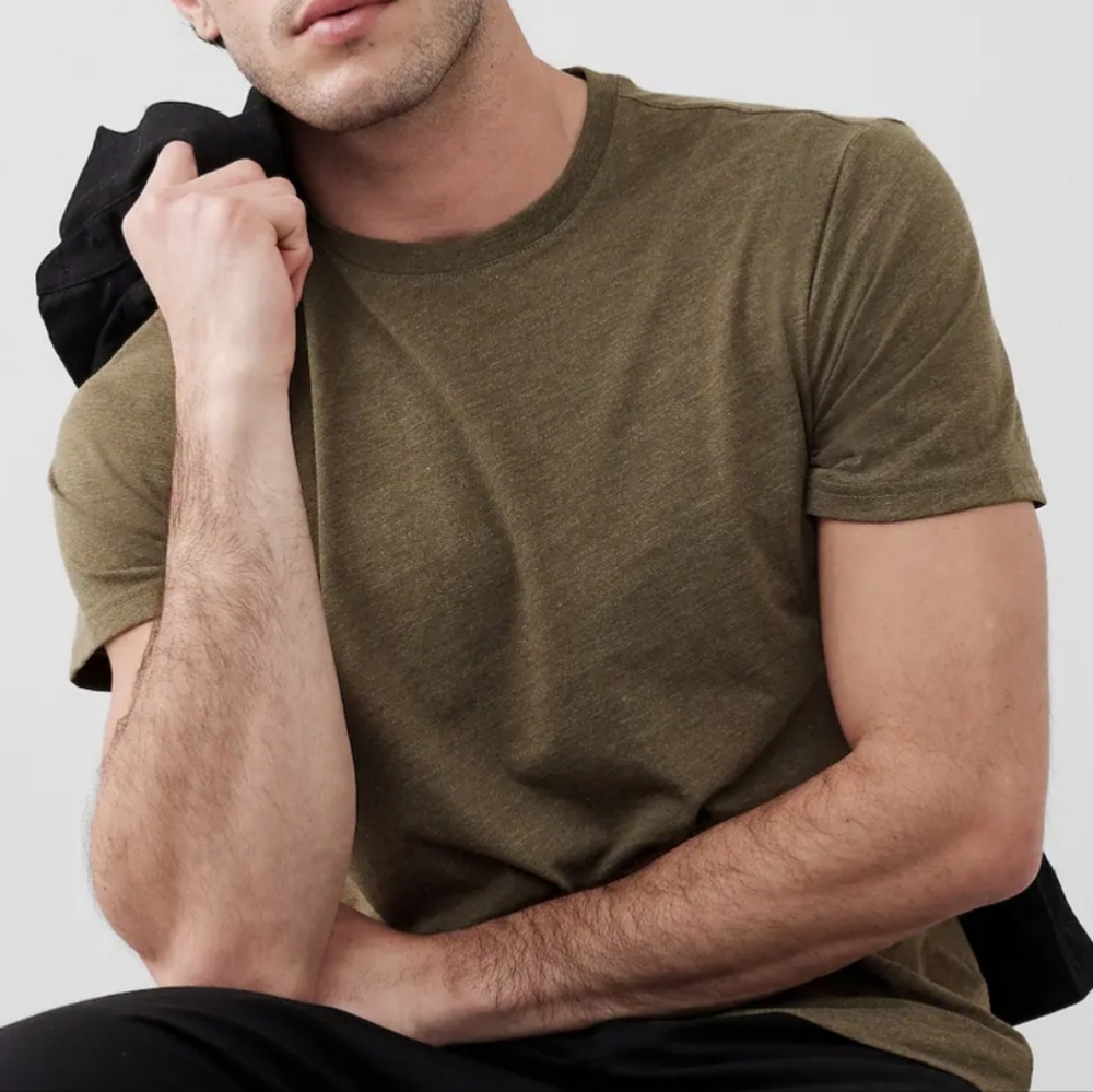 BR Olive Green Men's T-Shirt